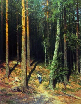 Bosquet œuvres - forêt de pins 1878 paysage classique Ivan Ivanovitch arbres